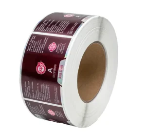 Product Bottle Label Printing Custom Adhesive PVC Roll Label Waterproof UV Resistant Vinyl Stickers