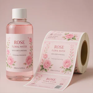 Product Label Adhesive Label for Cosmetic Packaging Product Label Branding Supply Factory Service