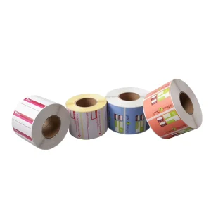 Product Sticker Label Custom Barcode Labels for Supermarket Thermal Label Sticker Roll