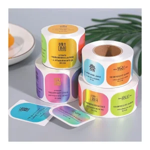 Professional Brand Advertising Pvc Vinyl Label Sticker Paper