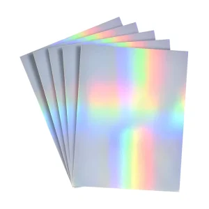 Professional Grade Customizable Multi Color Laser Sparkle High Glossy Surface Holographic Paper