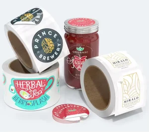 Professional Picking Label Sticker Custom Logo Adhesive Paper and Vinyl Product Labels for Food Industry Use
