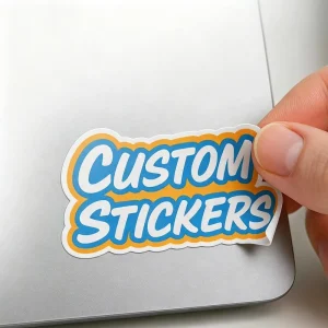 Promotional Die Cut Custom Waterproof Sticker Printing Thermal Waterproof Vinyl Label Decorative Custom logo Sticker Waterproof