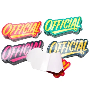 Promotional Gift Vinyl Stickers Vinyl Die Cut Sticker Custom Graphics Sticker