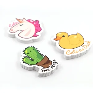 Promotional Gifts Custom Logo Waterproof PVC Stickers Cartoon Anime Sticker Kiss Cut Stickers for Advertising