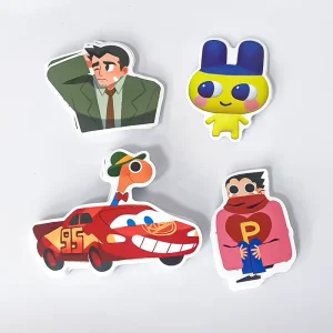 Promotional Gifts Die Cut Stickers Adhesive PVC Vinyl Stickers Cartoon PVC Vinyl Sticker With Your Design