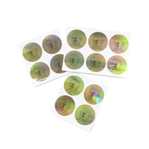 Promotional Gold Holographic Stickers Custom Sticker for Packaging