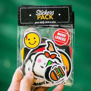 Promotional Mixed Style Designs Self Adhesive Vinyl Stickers Print Sticker Pack Die Cut Custom Sticker Pack