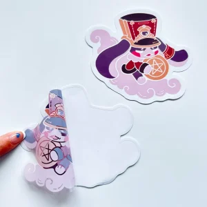 Promotional Mixed Style Designs Waterproof Vinyl Die Cut Transparent Stickers Self Adhesion PVC Clear Stickers for Decoration