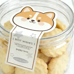 Promotional Sticker Brand Logo Self Adhesive Paper Stickers Can Jar Decoration Logo Sticker Gift