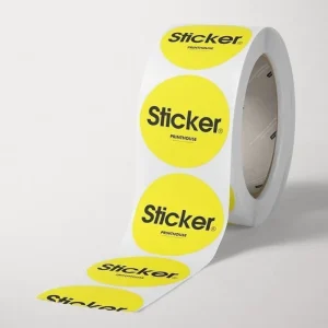 Promotional Waterproof Packaging Label Custom Shape Round Square Thank You Sticker for Business