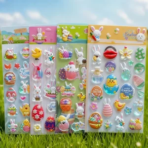 Puffy Sticker Assorted Pack Large Bulk 1000+ Pieces 3D Bubble Foam Stickers for Kids