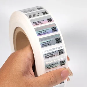 QR Code Stickers Label Roll Anti Counterfeiting Label Sheet Packaging Unique Sequential Serial Number Sticker