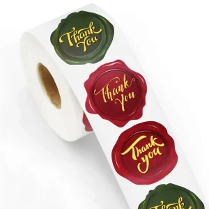 Quality Assured Customized Waterproof Stickers Festival Atmosphere Sticker Roll