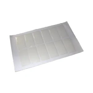 Rectangle Clear Epoxy Self Adhesive Decorative Stickers