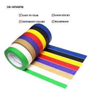 Recyclable Degradable Colorful Rainbow Spray Paint Painter Label Packing DIY Craft Idea Decoration Paper Masking Adhesive Tape