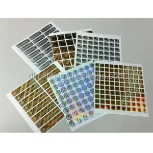 Reflective Hologram Sticker Custom Transparent Hologram Card Overlay Hologram