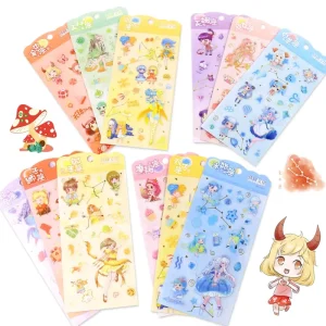 Removable Adhesive Art Paper A4 a5 Kiss Cut Sticker Sheet