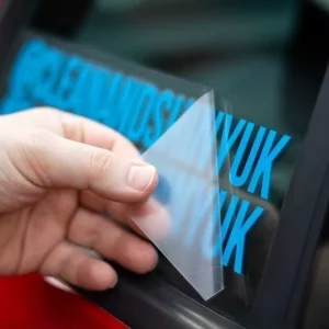 Removable Decal Sticker Car Window Decal Shop Window Wall Die Cut Shape Vinyl Sticker Glass CMYK Pantone Color Custom LOGO
