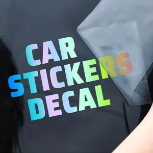 Removable Vinyl Letter Stickers Peel and Stick Alphabet Number Sticker Waterproof Decal Self Adhesive Lettering Sign for Outdoor