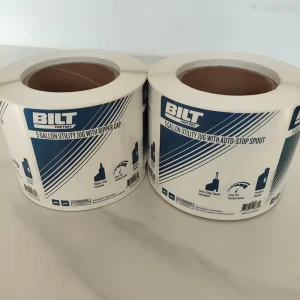 Reusable Anti Counterfeit Barcode Adhesive Vinyl Sticker Labels Multi layer CMYK Color Water Proof Oil Packaging