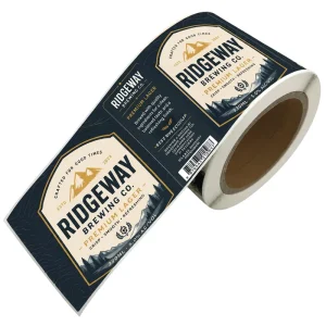 Reusable Baby Product Labels Oil Proof Adhesive Waterproof Transparent Foil Logo Label Custom Label Stickers