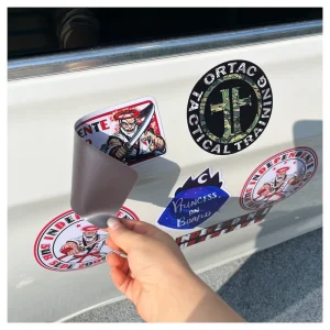 Reusable Die Cut Logo Car Magnet Car Door Magnetic Sign Magnet Sticker Sheet Decal Brand Display Car Advertising Magnet Sticker