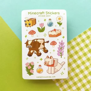 Reusable Waterproof Cartoon Vinyl Outdoor PVC Sticker Sheet Holographic Custom Logo Print Kiss Cut Stickers Sheet