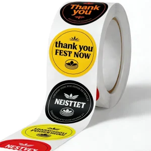 Roll Adhesive Label Stickers Promotional Gift