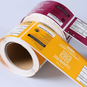 Roll Food Jars Cans Custom Spice Bottle Oil Proof Vinyl Plastic Printing Packaging Other Label Labels Sticker