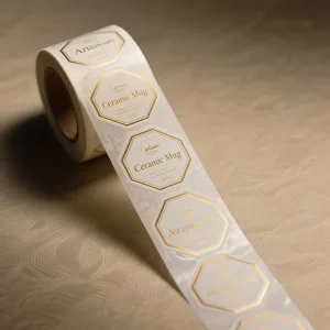 Roll Food Jars Cans Custom Spice Bottle Oil Proof Vinyl Plastic Printing Packaging Other Label Labels Sticker