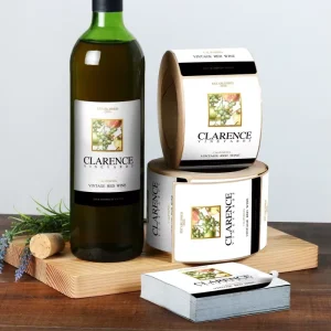 Roll Labels Adhesive Sticker Labels Self Adhesive Product Labels Matte Paper Labels for Wine Bottles