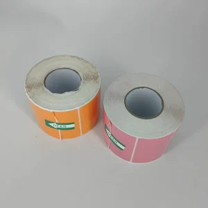 Roll Self Adhesive Label Custom Printed Label Sticker Barcode Adhesive Label Shipping Thermal Label Inventory Coated Paper Label