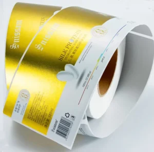 Round Adhesive Waterproof Vinyl Bottle Sticker Labels Custom Roll Logo Label Sticker Printing for Packaging