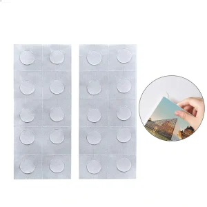 Round Double Sided Stickers Dots Clear Round Double Sided Acrylic for Glue Dots Tape Putty for Balloons and Masking Die Cut