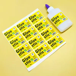 Safe Eco Friendly Students Stationery Labels Strong Adhesive No Residue Removal Label Stickers for Glue