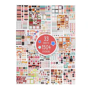 Scrapbooking Color Print Planner Sticker Custom Cute Sticker Sheet