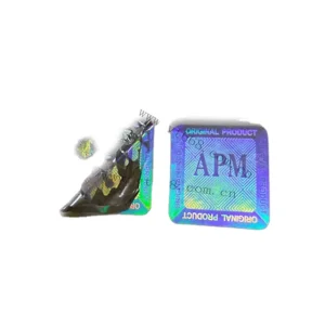 Security Hologram clear Sticker Translucent Transparent Hologram Overlay Sticker