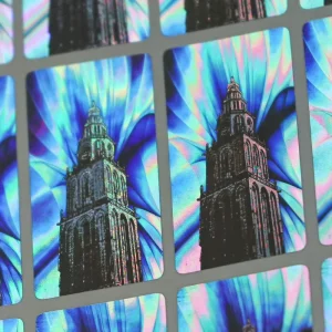 Security Laser Printing Packaging Tag Anti counterfeit Tamper Proof VOID Seal Hologram Label 3D Holographic Stickers