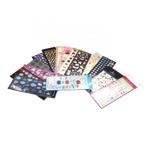 Self Adhesive Customized Printing Vinyl Waterproof Clear Colorful Round Die Cut Kiss Cut Stickers Logo Roll Packaging Label