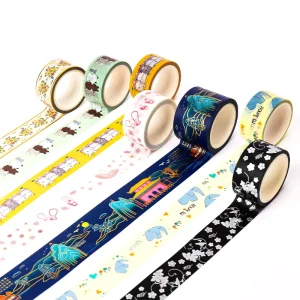 Self Adhesive DIY Waterproof Papanese Sticker Decorative Custom Make Washi Tape
