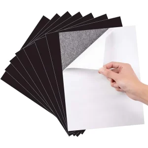 Self Adhesive Flexible Magnetic Sheets A4 Size Rectangle Art Paper PVC Logo Stickers DIY Craft Photo Fridge Magnets