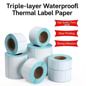 Self Adhesive Hot Melt Thermal Label Paper Durable Eco Friendly Various Specifications Choice for Logistics & Packaging Use
