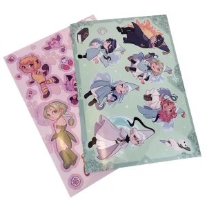 Self Adhesive Kiss Cut Stickers Cartoon Promotional Waterproof Custom Sticker Sheet for Business