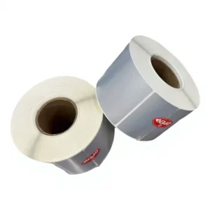Self Adhesive Label Thermal Silver Sticker Roll