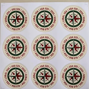 Self Adhesive Packaging Labels Offset Silk Screen Printed Custom Circular Adhesive Sticker Tags