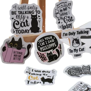 Self-Adhesive Paper Stickers Cartoon Style Cute Waterproof Sticker Labels for Holiday Craft Gift Decoration