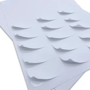 Self Adhesive Paper Stickers on A4 Customized Labels Printing Custom Kiss Die Cut Sticker Sheet A4 Adhesive Sticker Paper