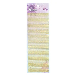 Self Adhesive Phone Diy Custom Multi Color Diamond Shaped Decorative Crystal Gem Stickers