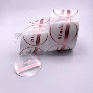 Self Adhesive Product Label Sticker Printing Waterproof Oilproof Custom